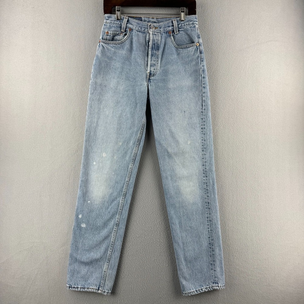Vintage Levis Jeans Mens 30 (Fits 28x31 ) 701 Button Fly Student Fit 90s USA